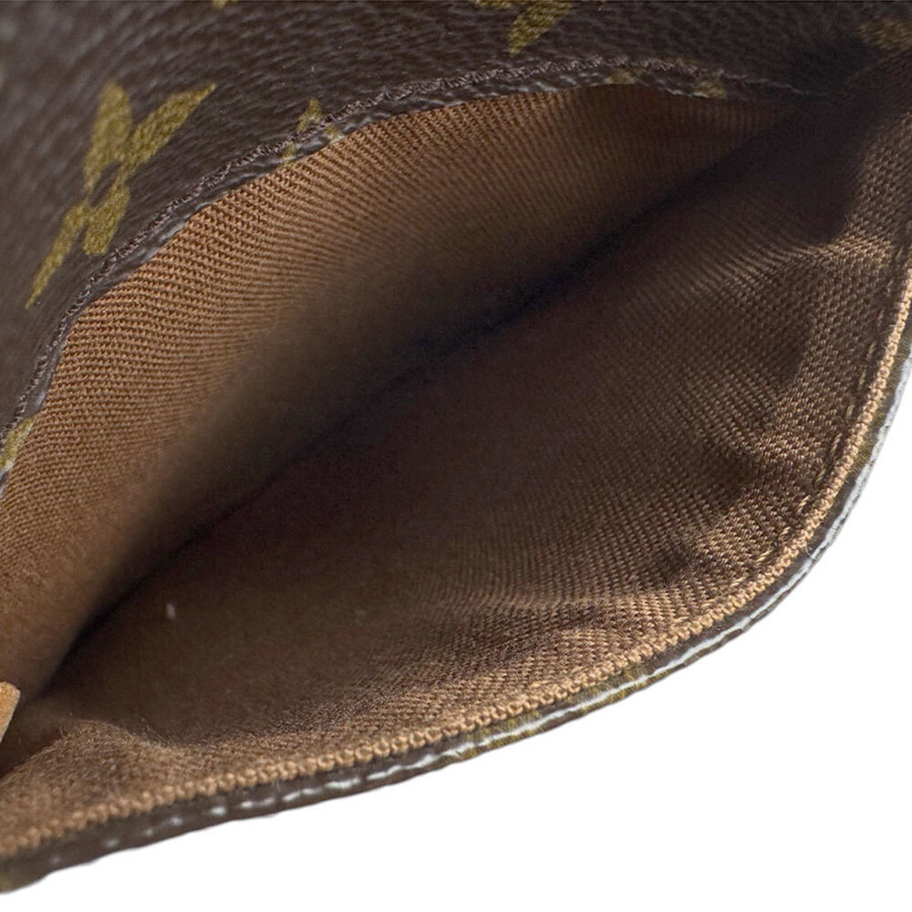 LOUIS VUITTON Brown Monogram Canvas Pochette Hobo Bag - Picture 11 of 13